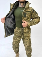 Тактичний зимовий теплий військовий комплект OH/13 ( Куртка + Штани ), Камуфляж: Піксель ЗСУ, Розмір: XXXL - зображення 3