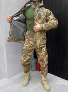Тактический зимний теплый военный комплект BRZ-13 ( Куртка + Штаны ), Камуфляж: Пиксель, Размер: M - изображение 4
