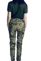 Жіночі військові тактичні штани 44 укрпіксель на флісі (зима) - зображення 4