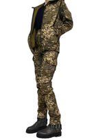 Жіночі військові тактичні штани 54 укрпіксель софтшелл утепленні - зображення 3