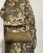 Жіночі військові тактичні штани 54 укрпіксель софтшелл утепленні - зображення 8