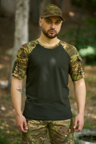 Тактична футболка Sleeve хакі/мультикам L - зображення 1
