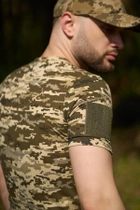Тактична футболка піксель з липучками та кишенею на плечі XXL - зображення 5