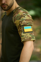 Тактическая футболка Sleeve хаки/мультикам S - изображение 4