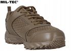 Взуття спортивне Mil-Tec кросівки демісезонні чоловічі Койот 43 р з водостійкого зносостійкого синтетичного матеріалу штучної шкіри посилені носок і п'ята 3D дихаюча сітка знімна устілка підошва з піни EVA повсякденні для активного відпочинку - зображення 3