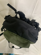 Рюкзак сумка 38 л оливковый - изображение 5
