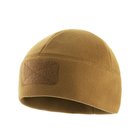 M-Tac шапка Watch Cap Elite фліс (320г/м2) з липучкою Coyote Brown, військова шапка койот, тепла чоловіча шапка - зображення 5
