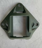 Композитна NVG платформа алюмінієва, шрауд, зірка на тактичний шолом (Зелений) - зображення 4