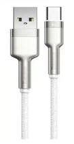 Кабель Baseus Cafule Series Metal Cable USB to Type-C 66W 2m CAKF000202 White
