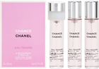 Набір змінних блоків для жінок Chanel Туалетна вода Chanel Chance Eau Tendre 3 х 20 мл (3145891263053) - зображення 1