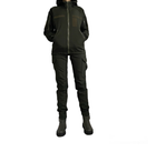 Жіночі тактичні брюки 56 Олива, Хакі софтшелл утепленні (зима) - зображення 3