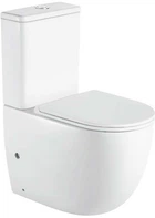 Унитаз-компакт KOLLER POOL Round Smart RN-0630-RQ-C+RN-0630-RQ-T с бачком и сиденьем Soft Close дюропласт (смыв Торнадо)