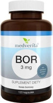 Харчова добавка Medverita Бор 3 мг 120 капсул (5903686580796) - зображення 1