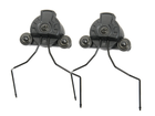 Монтаж активних навушників M31/32 на планки шолома EXFIL (комплект 2шт) - Black [Earmor] - зображення 1
