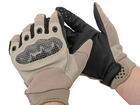 Тактические перчатки полнопалые Military Combat Gloves mod. IV (Size M) - TAN [8FIELDS] - изображение 4