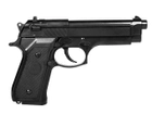 Страйкбольний пістолет M92F/M9 Non-Blowback Airsoft Gas Pistol — Black [STTi] (для стрейкболу) - зображення 2
