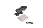 Коліматорний приціл типу ACOG (з оптичним волокном) – Black [AIM-O] (для страйкболу) - зображення 7