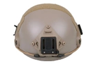 Страйкбольний шолом з швидким регулюванням FAST BALLISTIC (L/XL)– DARK EARTH [FMA] (для страйкболу) - зображення 4