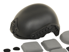 Страйкбольний шолом з швидким регулюванням FAST BALLISTIC (Розмір L/XL) – Black [FMA] (для страйкболу) - зображення 2