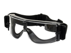 Вентильовані окуляри типу Gogle (набір з 3 лінз) - Black [P&J] - зображення 4