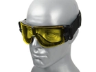 Вентильовані окуляри типу Gogle (набір з 3 лінз) - Black [P&J] - зображення 7