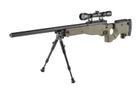 Страйкбольная винтовка снайперская MB08D - с оптикой и сошками - olive [WELL] (для страйкбола) - изображение 3