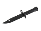 Тренировочный штык-нож к приводам M4/M16 – BLACK [CYMA] (для страйкбола) - изображение 4