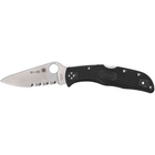 Ніж Spyderco Endela Thin Red Line Serrated (C243FPSBKRD)