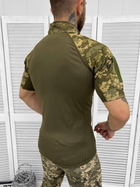 Тактична сорочка весна-літо убакс з коротким рукавом Піксель L - зображення 5