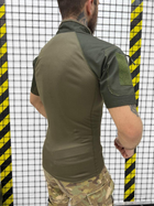 Тактическая рубашка весна-лето убакс с коротким рукавом Олива S - изображение 4