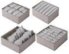 Набір коробок-органайзерів для зберігання білизни Stenson 4 предмети (3232104)