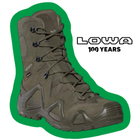 Високі тактичні черевики Lowa zephyr hi gtx tf ranger green (темно-зелений) UK 7.5/EU 41.5 - зображення 2