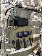 Тримач з поворотним карабіном для кріплення рукавичок на пояс/ рюкзак/плитоноску/РПС Чорний - зображення 4