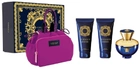 Подарунковий набір для жінок Versace Dylan Blue Pour Femme Парфуми-спрей 100 мл, 4 елементи (8011003884971) - зображення 1