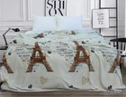 Плед Tag Tekstil велсофт (микрофибра) 160х220 см Париж ALM-5734