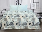 Плед Tag Tekstil велсофт (микрофибра) 200х220 см Париж (VL-SF121)