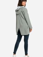 Bluza damska rozpinana streetwear długa BeWear B091 2XL-3XL Szara (5903068418426) - obraz 4