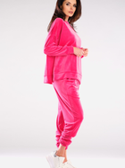Spodnie dresowe damskie Awama A411 M Różowe (5902360553194) - obraz 4