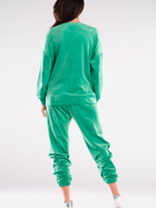 Spodnie dresowe damskie Awama A411 M Zielone (5902360553408) - obraz 4
