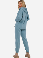Bluza damska rozpinana streetwear długa Made Of Emotion M761 S-M Niebieska (5905563714089) - obraz 4