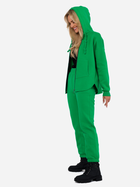 Толстовка на блискавці з капюшоном жіноча Made Of Emotion M761 S-M Зелена (5905563714201) - зображення 5