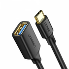 Кабель-адаптер OTG UGREEN US154 USB-C Male to USB 3.0 A Female Cable Black (30701)
