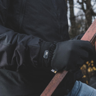 Тактичні рукавички M-Tac Soft Shell Thinsulate Black, Зимові військові рукавички, Теплі стрілецькі рукавички, XL - зображення 7