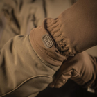 Тактические перчатки M-Tac Winter Soft Shell Coyote, Зимние военные перчатки, Теплые стрелковые перчатки, S - изображение 5