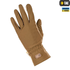 Тактические перчатки M-Tac Winter Soft Shell Coyote, Зимние военные перчатки, Теплые стрелковые перчатки, S - изображение 7