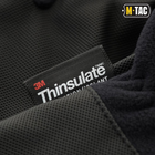 Тактичні рукавички M-Tac Fleece Thinsulate Black, Зимові військові флісові рукавички, Теплі стрілецькі рукавички, XL - зображення 3