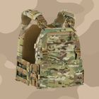 M-TAC Плитоноска Cuirass Fast QRS Gen.II MULTICAM / Тактический разгрузочный бронежилет