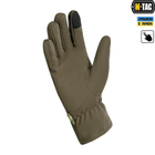 Тактические перчатки M-Tac Winter Soft Shell Olive, Зимние военные перчатки, Теплые стрелковые перчатки, XL - изображение 4
