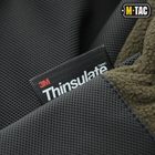 Тактичні рукавички M-Tac Fleece Thinsulate Olive, Зимові військові флісові рукавички, Теплі стрілецькі рукавички, М - зображення 3