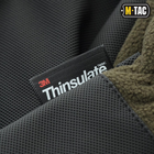Тактические перчатки M-Tac Fleece Thinsulate Olive,Зимние военные флисовые перчатки,Теплые стрелковые перчатки, L - изображение 3